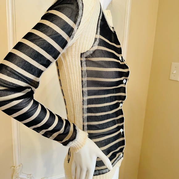 Jean-Paul Gaultier Knits Oatmeal Ribbed Knit - Picture 4 of 13